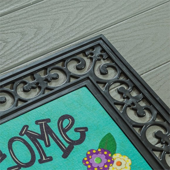 Sassafras Fleur Scroll Black Mat Tray - Picture 3 of 4